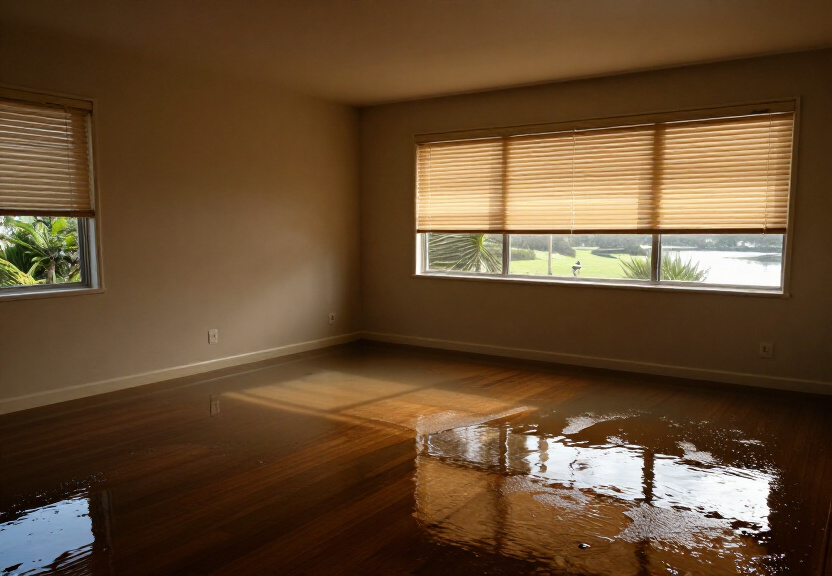 Mould growth under floorboards in Dover Heights property